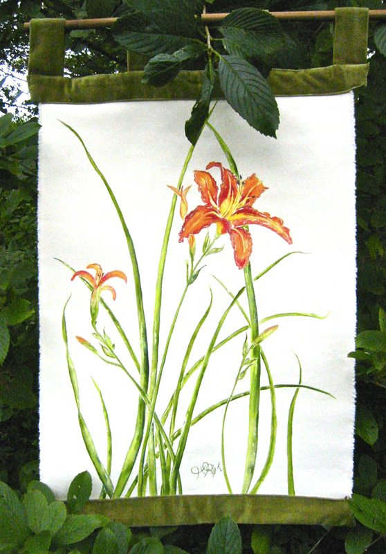 Day Lily Tapestry